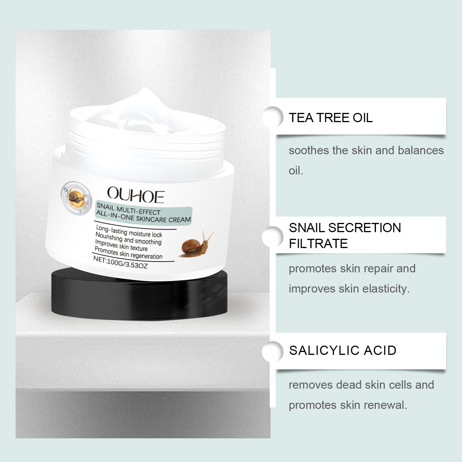 Snail Face repairing moisturizer