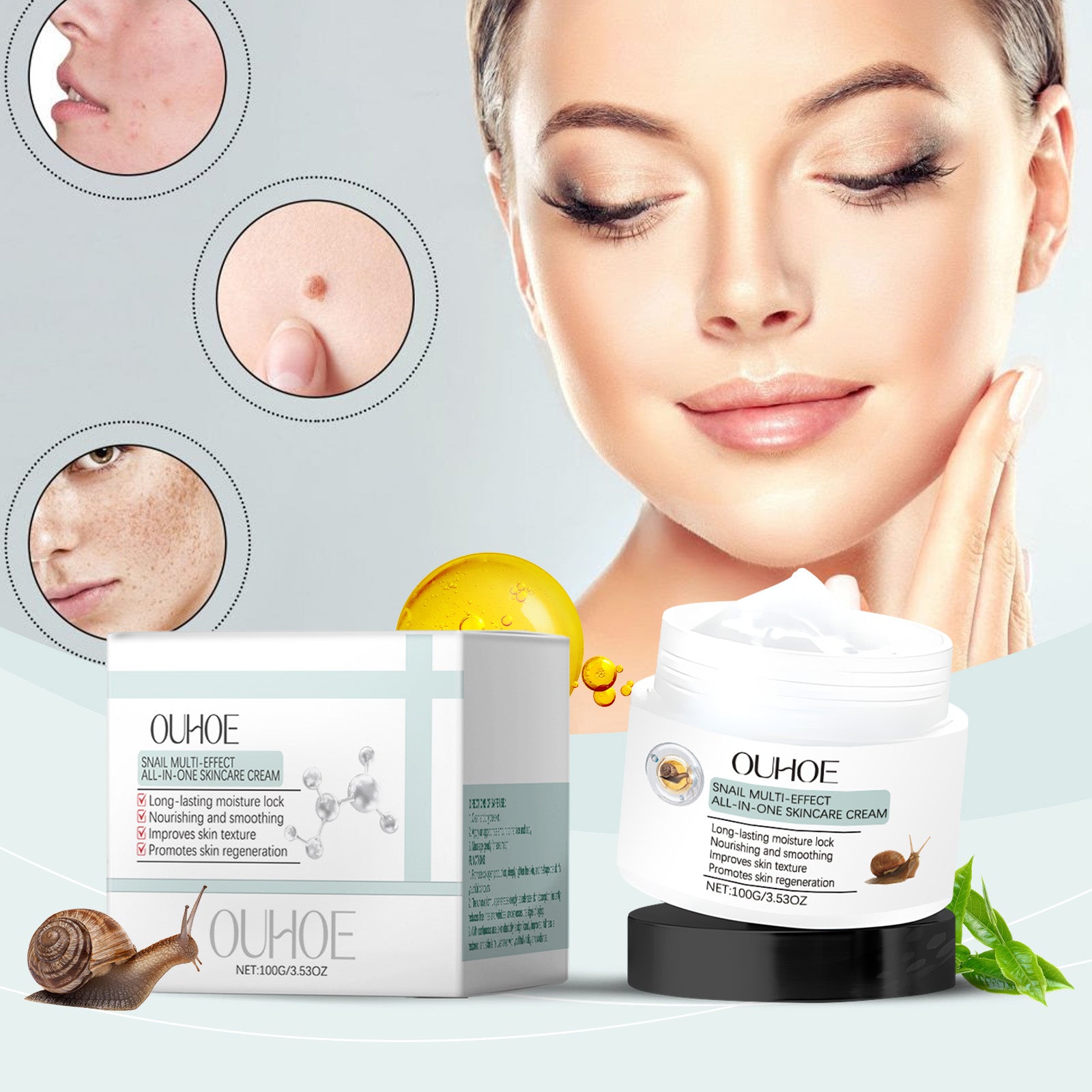 Snail Face repairing moisturizer